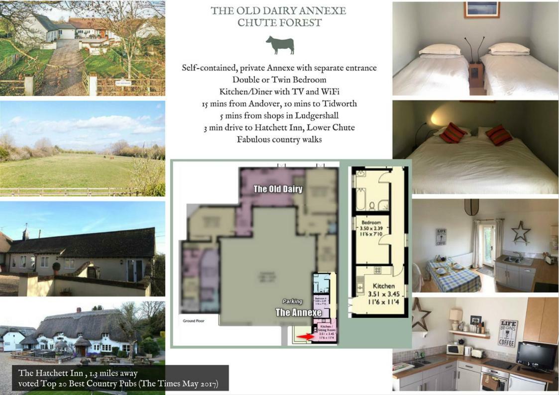 The Old Dairy Apartment Andover Luaran gambar
